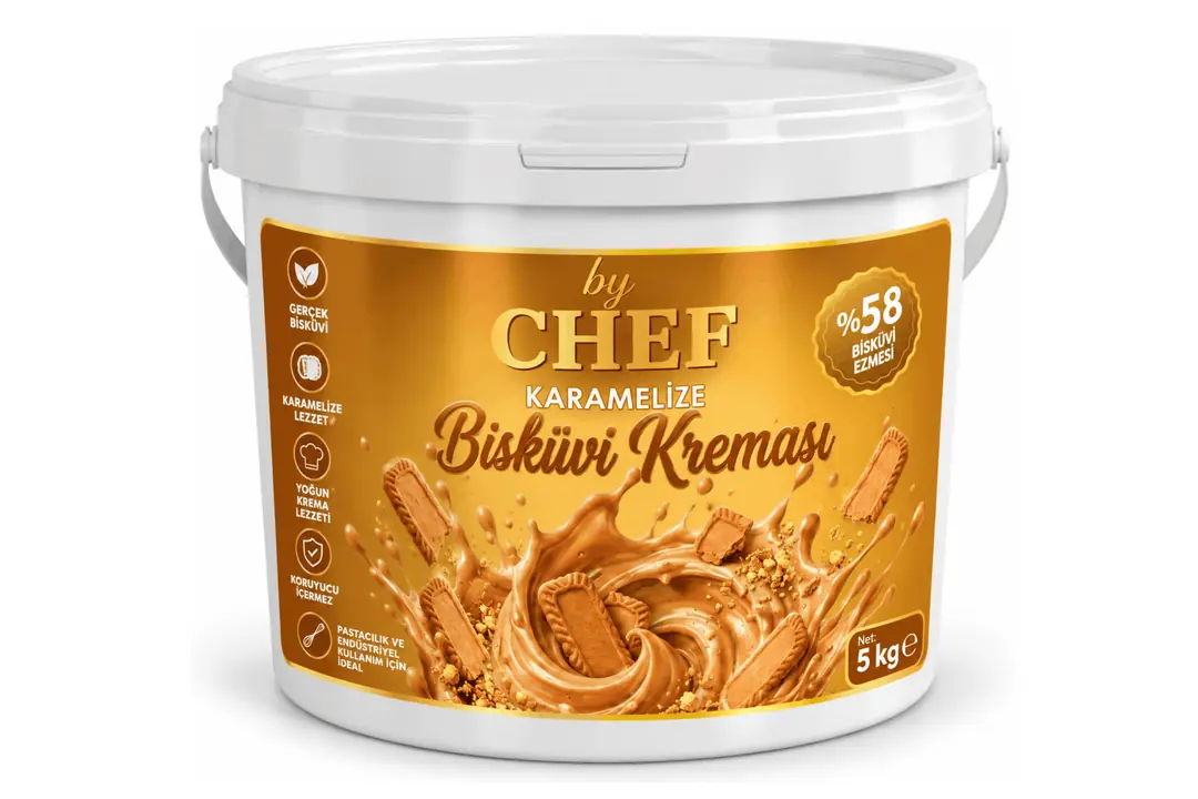 Ürün görseli: by CHEF Karamelize Bisküvi Kreması 5 kg