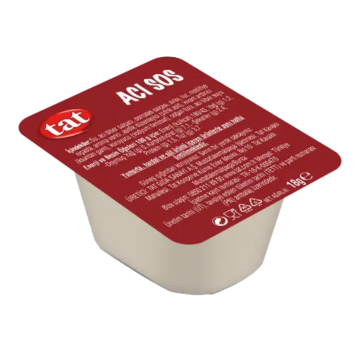 Ürün görseli: Tat Acı Sos Küvet 18 gr x 120 Adet 
