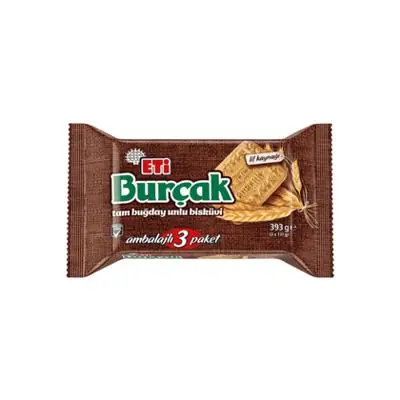 Ürün görseli: Burçak Bisküvi 3'lü 393 gr - KOLİ