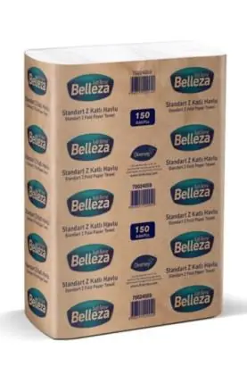 Ürün görseli: Z Katlı Havlu Peçete 20 x 24 cm 12 adet - KOLİ