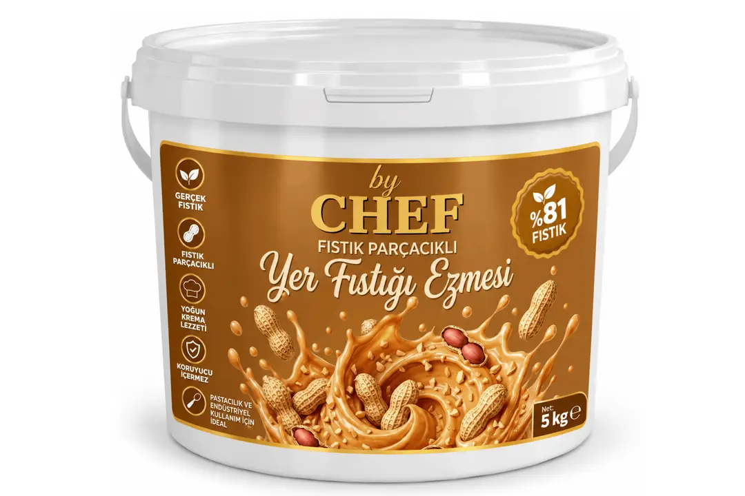 Ürün görseli: by CHEF Parçacıklı Yer Fıstığı Ezmesi 5 kg