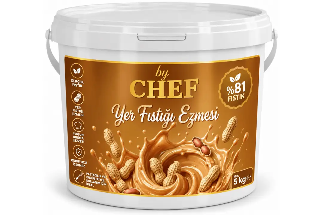 Ürün görseli: by CHEF Yer Fıstığı Ezmesi %81 Fıstık 5 kg