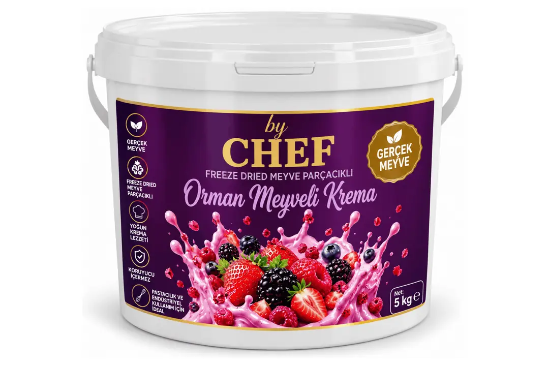 Ürün görseli: by CHEF Orman Meyveli Krema 5 kg